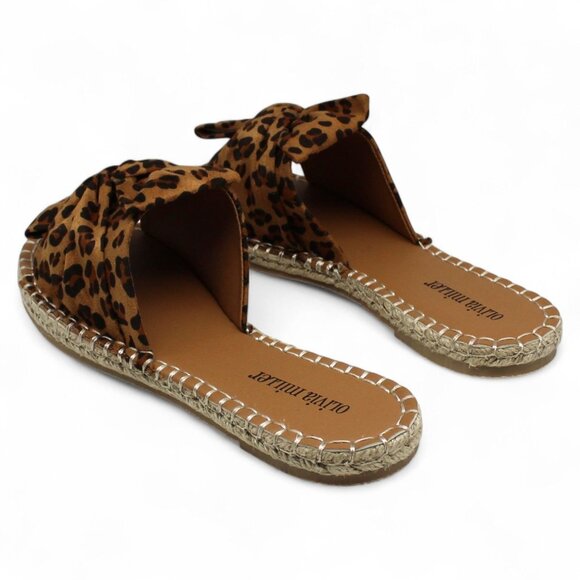 Olivia Miller Womens OHM9851 Slipper Fashion Slide Sandals Brown - Picture 8 of 9